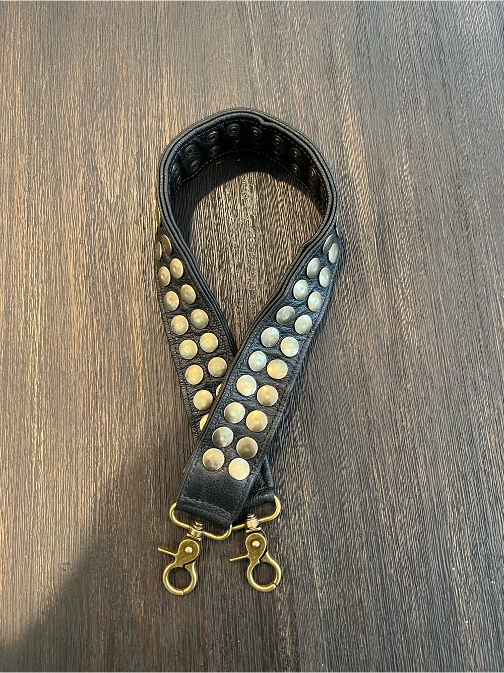 KG Leather Studded Shoulder Strap